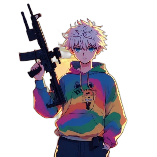 jacket, weapon, animal, creature transparent PNG cut-out