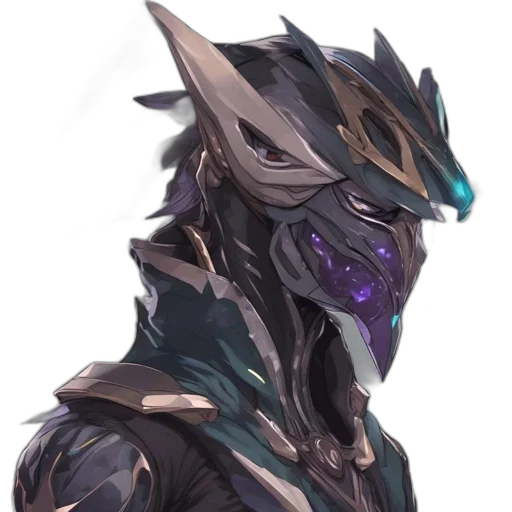 mask, dragon, creature, robot transparent PNG cut-out
