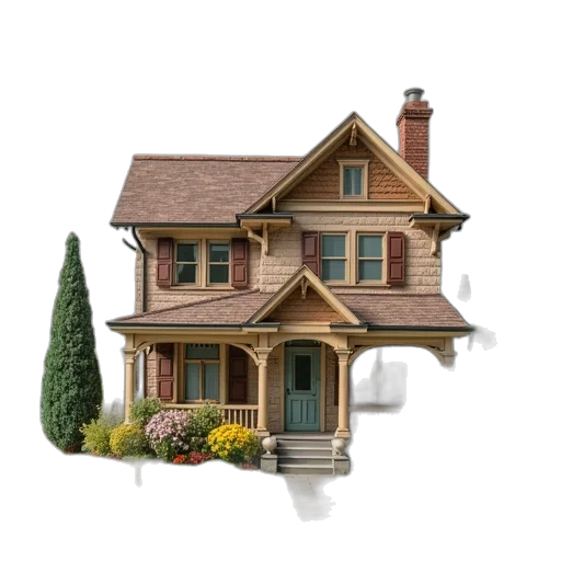 building, furniture, 3d render, photorealistic transparent PNG cut-out