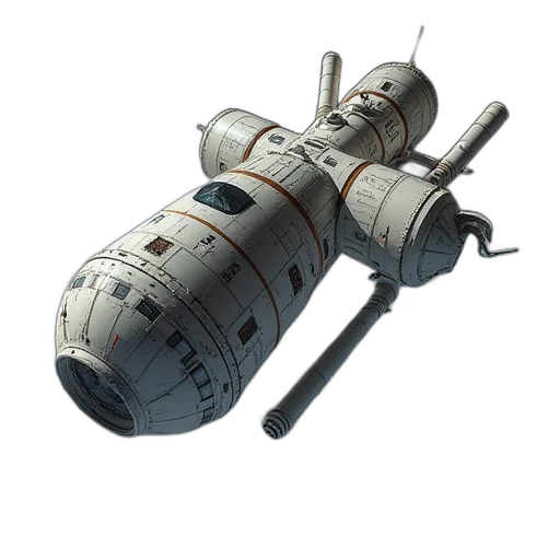 weapon, 3d render, concept art, outer space transparent PNG cut-out