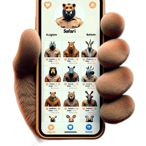 animal, concept art, anthropomorphic, hand transparent PNG cut-out