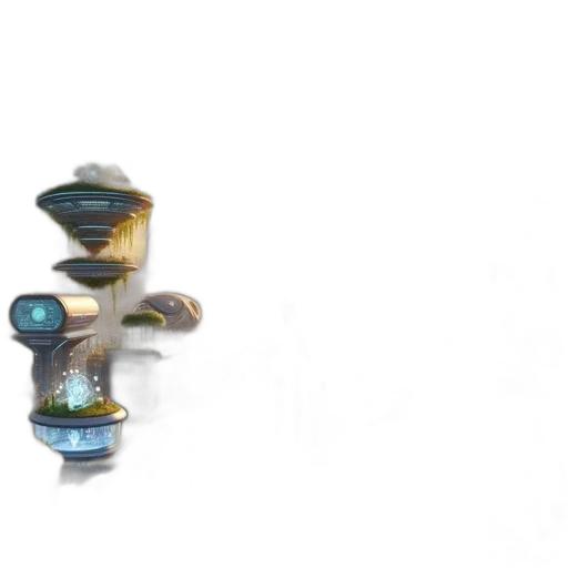 jewelry, staff, robot, weapon transparent PNG cut-out