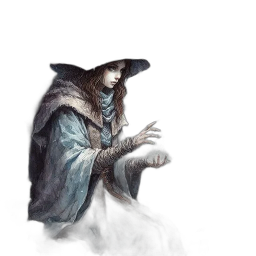 mask, hat, staff, creature transparent PNG cut-out