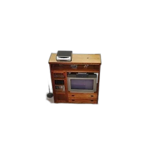 furniture, robot, 3d render, earth tones transparent PNG cut-out