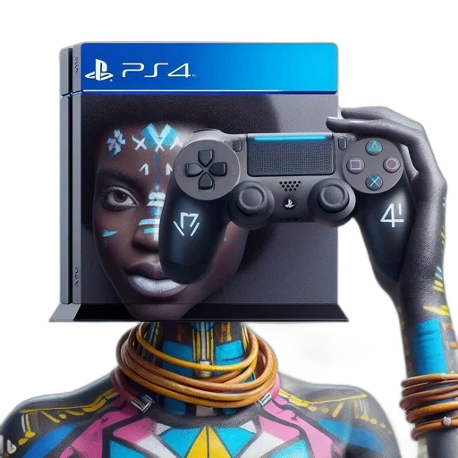 robot, face, mask, weapon transparent PNG cut-out