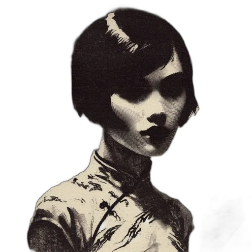 face, dress, mask, staff transparent PNG cut-out