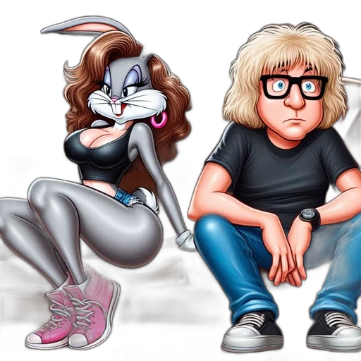 cartoon, concept art, comic book art, anime transparent PNG cut-out