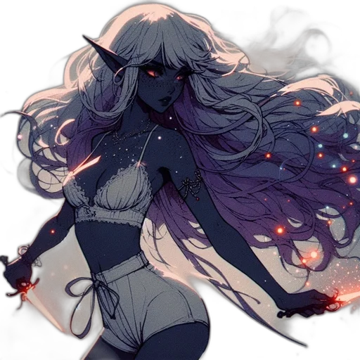 staff, creature, hair, mask transparent PNG cut-out