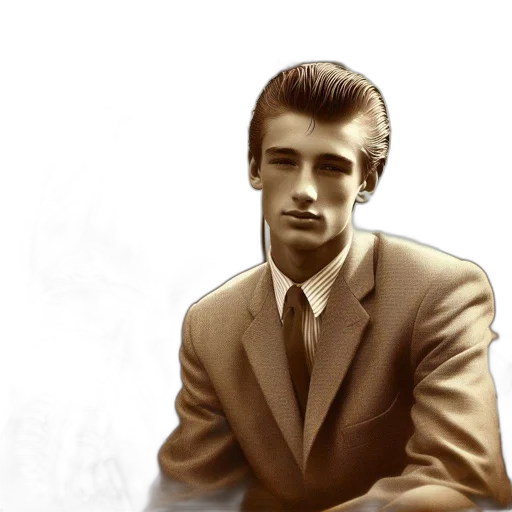 jacket, face, photorealistic, concept art transparent PNG cut-out