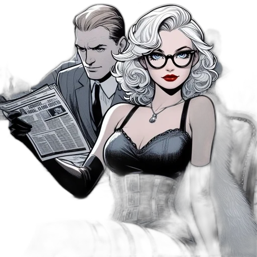 comic book art, cartoon, concept art, fantasy art transparent PNG cut-out
