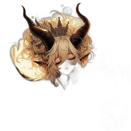 dragon, mask, creature, crown transparent PNG cut-out