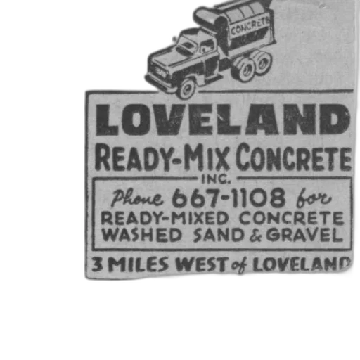 car, advertisement, loveland, ready-mix transparent PNG cut-out
