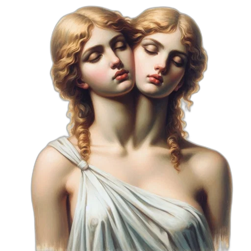 face, jewelry, photorealistic, oil painting transparent PNG cut-out