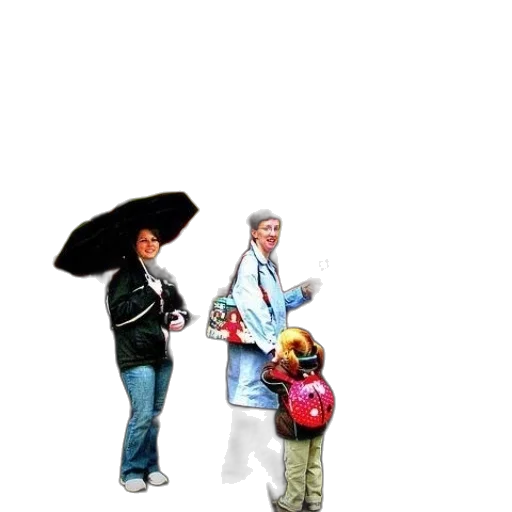 umbrella, jacket, staff, concept art transparent PNG cut-out