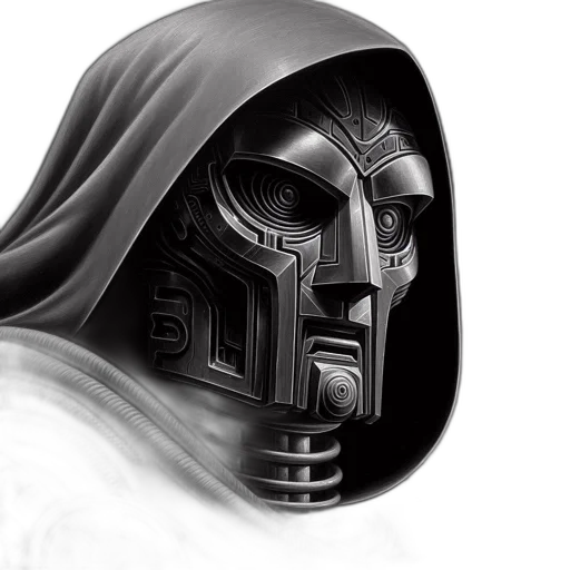 mask, robot, face, concept art transparent PNG cut-out