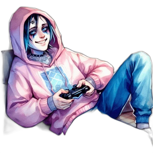 creature, jacket, face, robot transparent PNG cut-out
