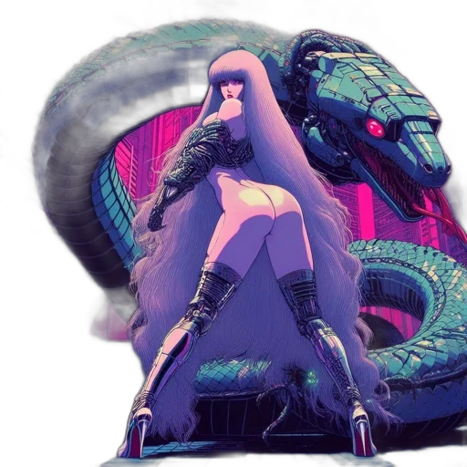 dragon, creature, robot, jacket transparent PNG cut-out