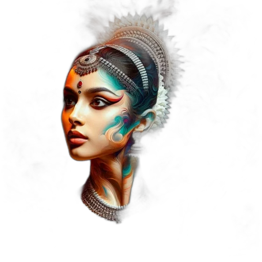 jewelry, crown, mask, face transparent PNG cut-out