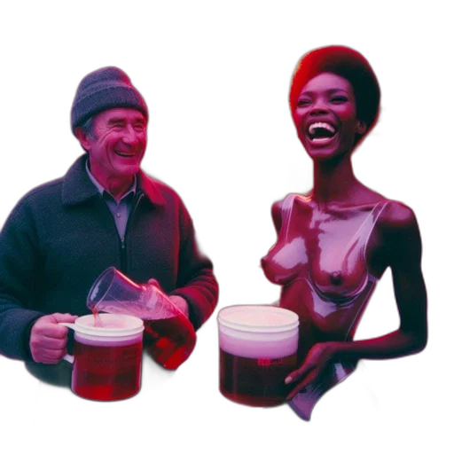 hat, concept art, two, people transparent PNG cut-out