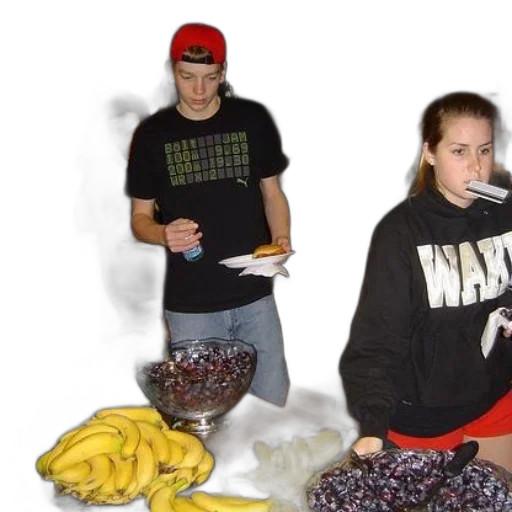 food, group, teenagers, buffet transparent PNG cut-out
