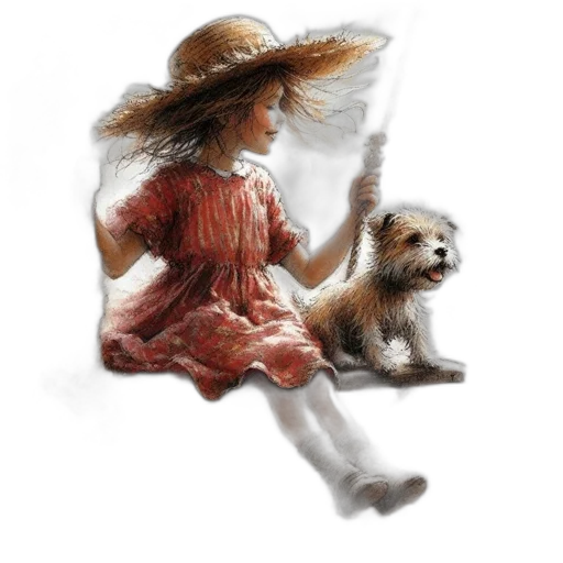 hat, staff, animal, creature transparent PNG cut-out