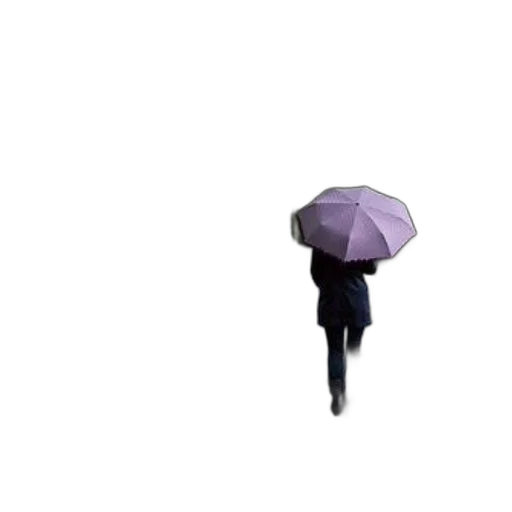 umbrella, hat, jacket, staff transparent PNG cut-out
