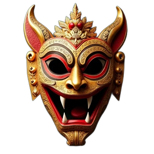 mask, face, jewelry, crown transparent PNG cut-out