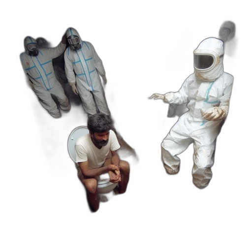 shoes, mask, robot, creature transparent PNG cut-out