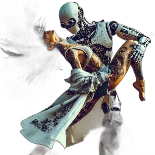 robot, weapon, concept art, fantasy art transparent PNG cut-out