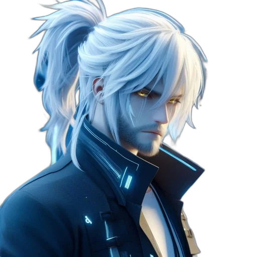 staff, face, jacket, dragon transparent PNG cut-out