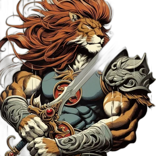 comic book art, fantasy art, concept art, cartoon transparent PNG cut-out