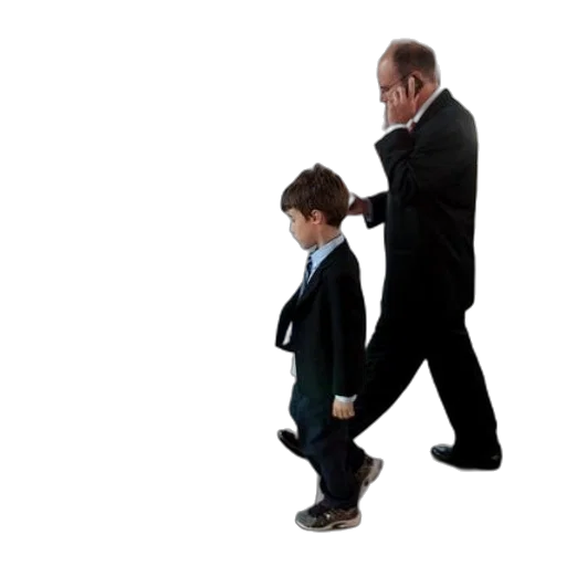 staff, man, suit, talks transparent PNG cut-out