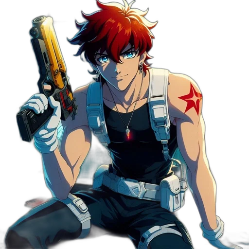 weapon, staff, anime, concept art transparent PNG cut-out