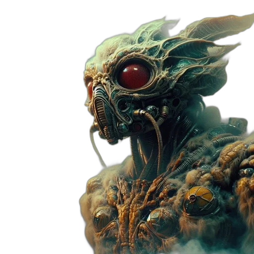 creature, mask, face, dragon transparent PNG cut-out