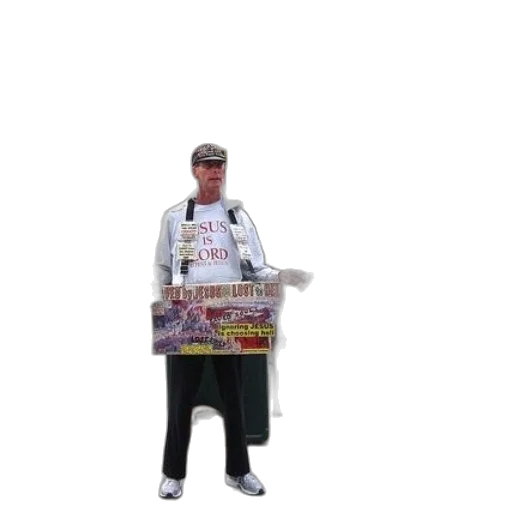staff, jacket, food, robot transparent PNG cut-out