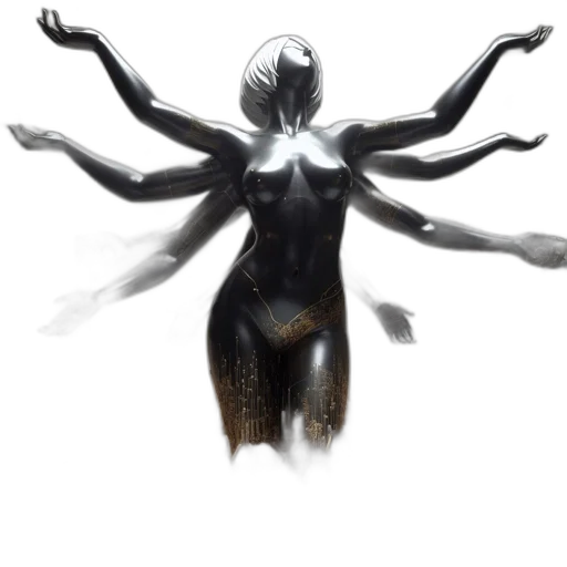 creature, robot, dress, mask transparent PNG cut-out