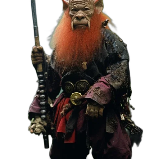 staff, mask, creature, animal transparent PNG cut-out