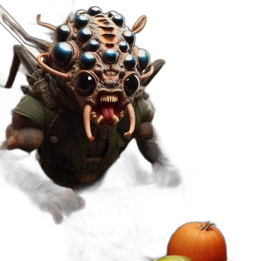 creature, dragon, food, mask transparent PNG cut-out