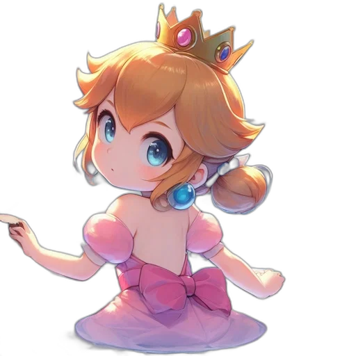crown, dress, staff, weapon transparent PNG cut-out