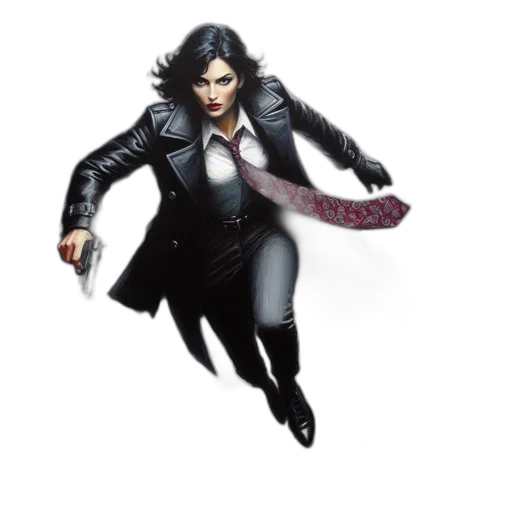jacket, concept art, comic book art, 3d render transparent PNG cut-out