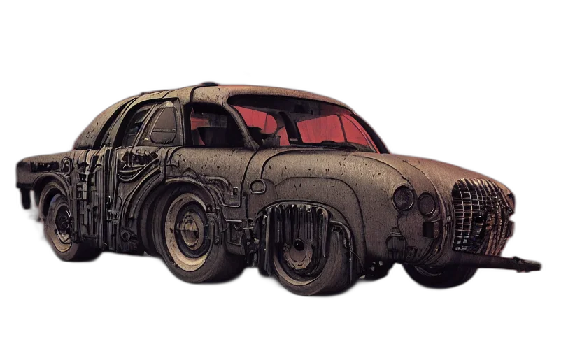 car, weapon, robot, concept art transparent PNG cut-out