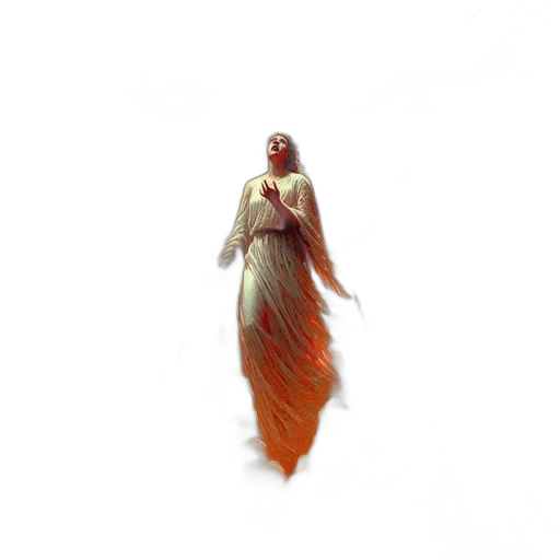 dress, creature, animal, hair transparent PNG cut-out