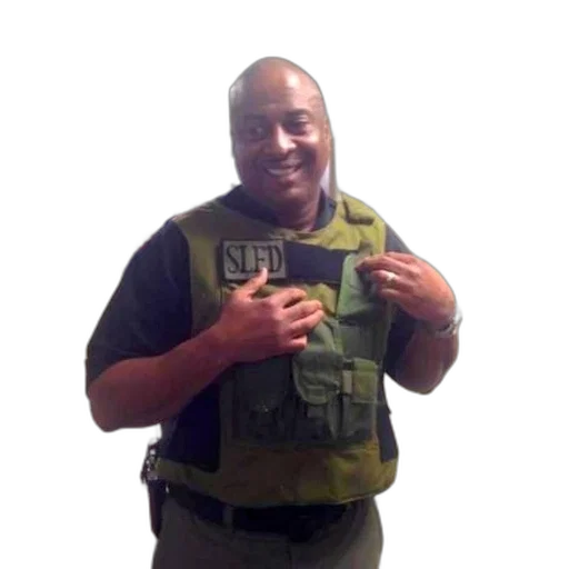 staff, jacket, weapon, man transparent PNG cut-out