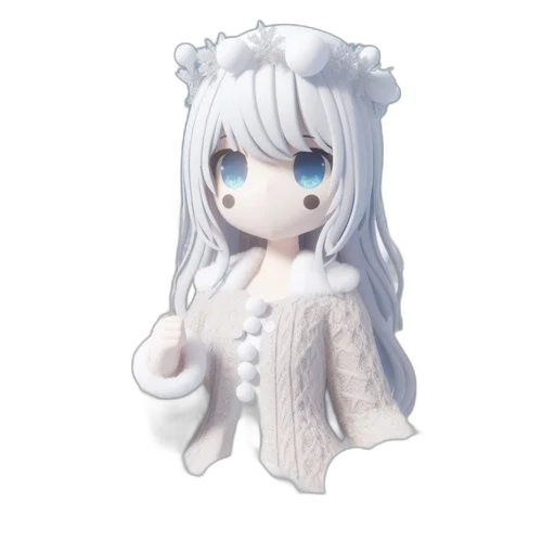 creature, dress, staff, robot transparent PNG cut-out