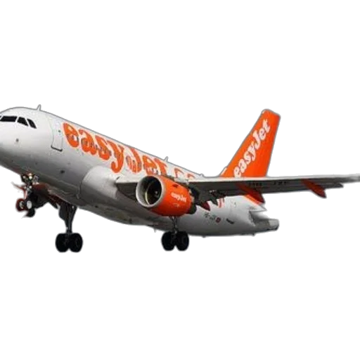 easyjet, airplane, taking, off transparent PNG cut-out