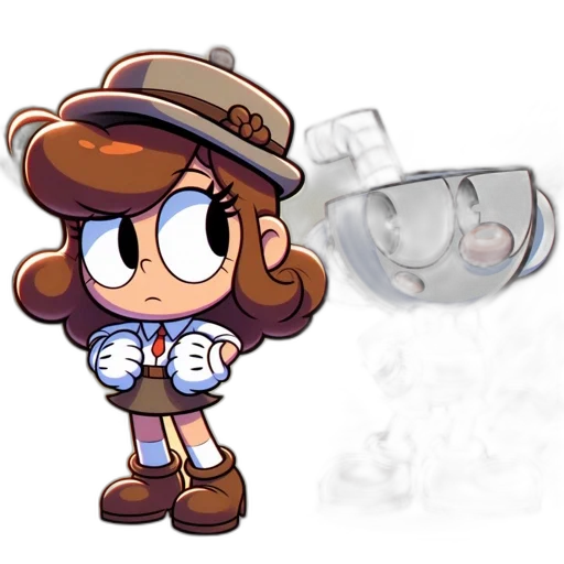 hat, weapon, staff, robot transparent PNG cut-out