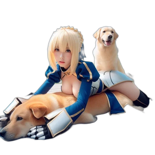 animal, jacket, weapon, creature transparent PNG cut-out