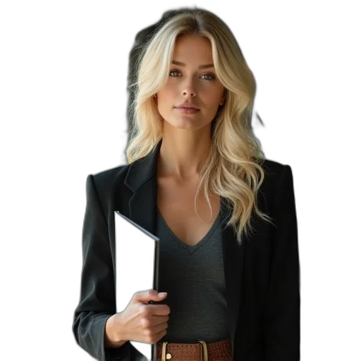jacket, staff, jewelry, dress transparent PNG cut-out