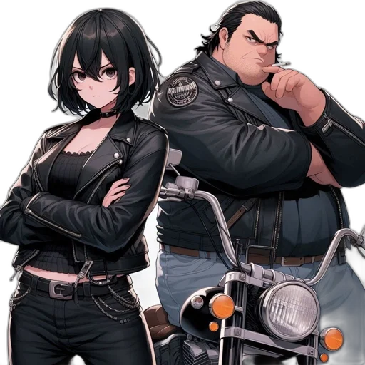 jacket, concept art, comic book art, anime transparent PNG cut-out