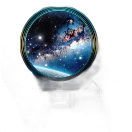 jewelry, 3d render, outer space, astronaut transparent PNG cut-out